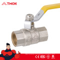 Natural Gas Safety Valve Brass Ball Valve CE ISO Approved 1/2"-1" Female Brass Gas Ball Valve